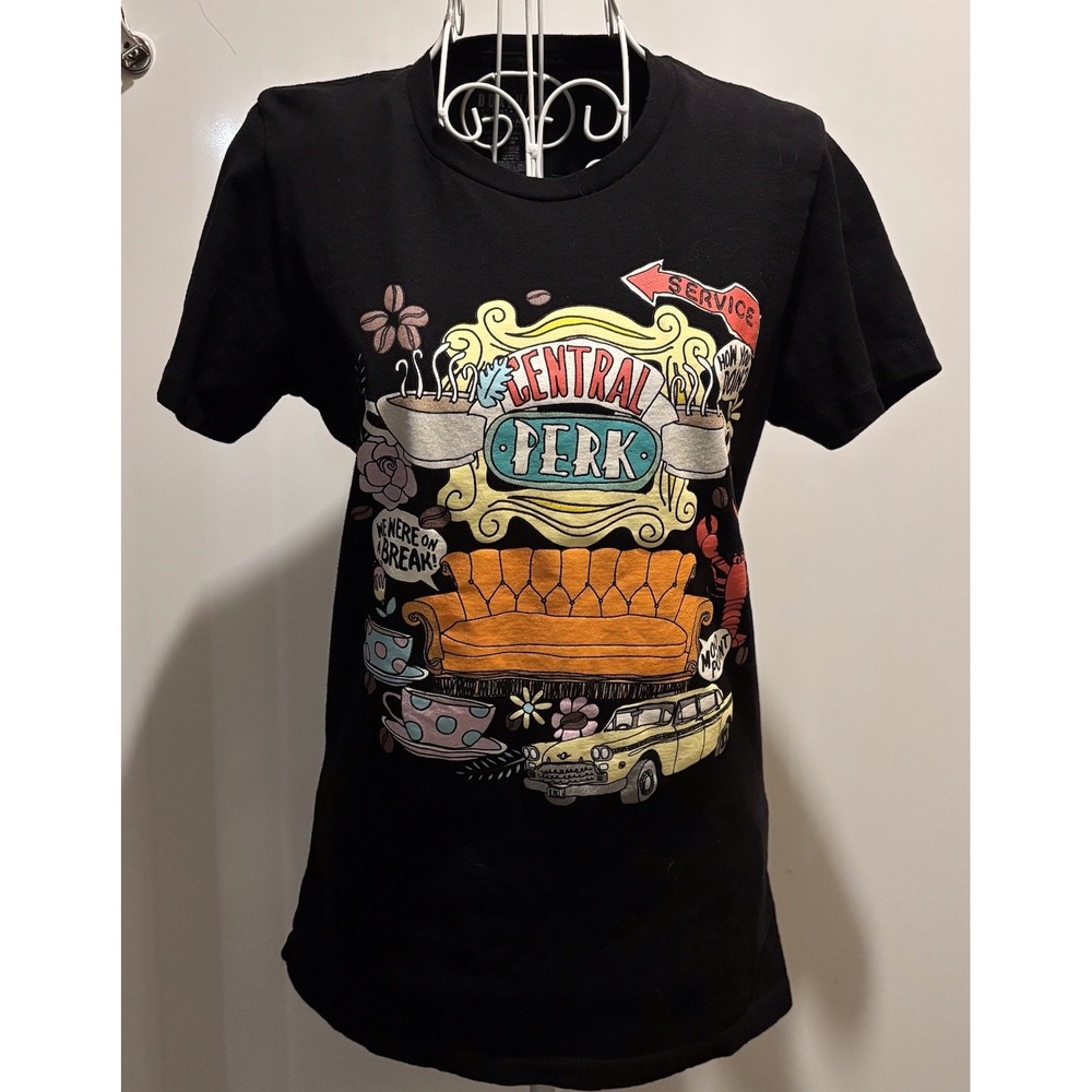 Boxlunch Get Some Give Back Central Perk Friends Black Ladies M 34x26